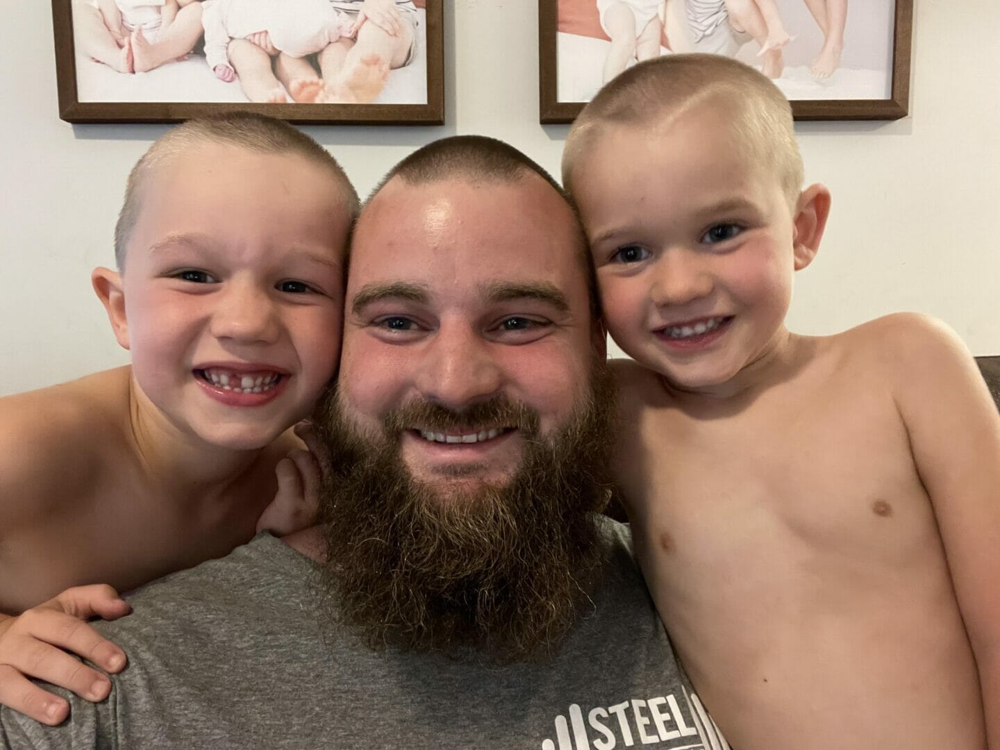 Fitness. For Better or Worse. In Sickness and Health. 9 Nate and Boys Buzzed